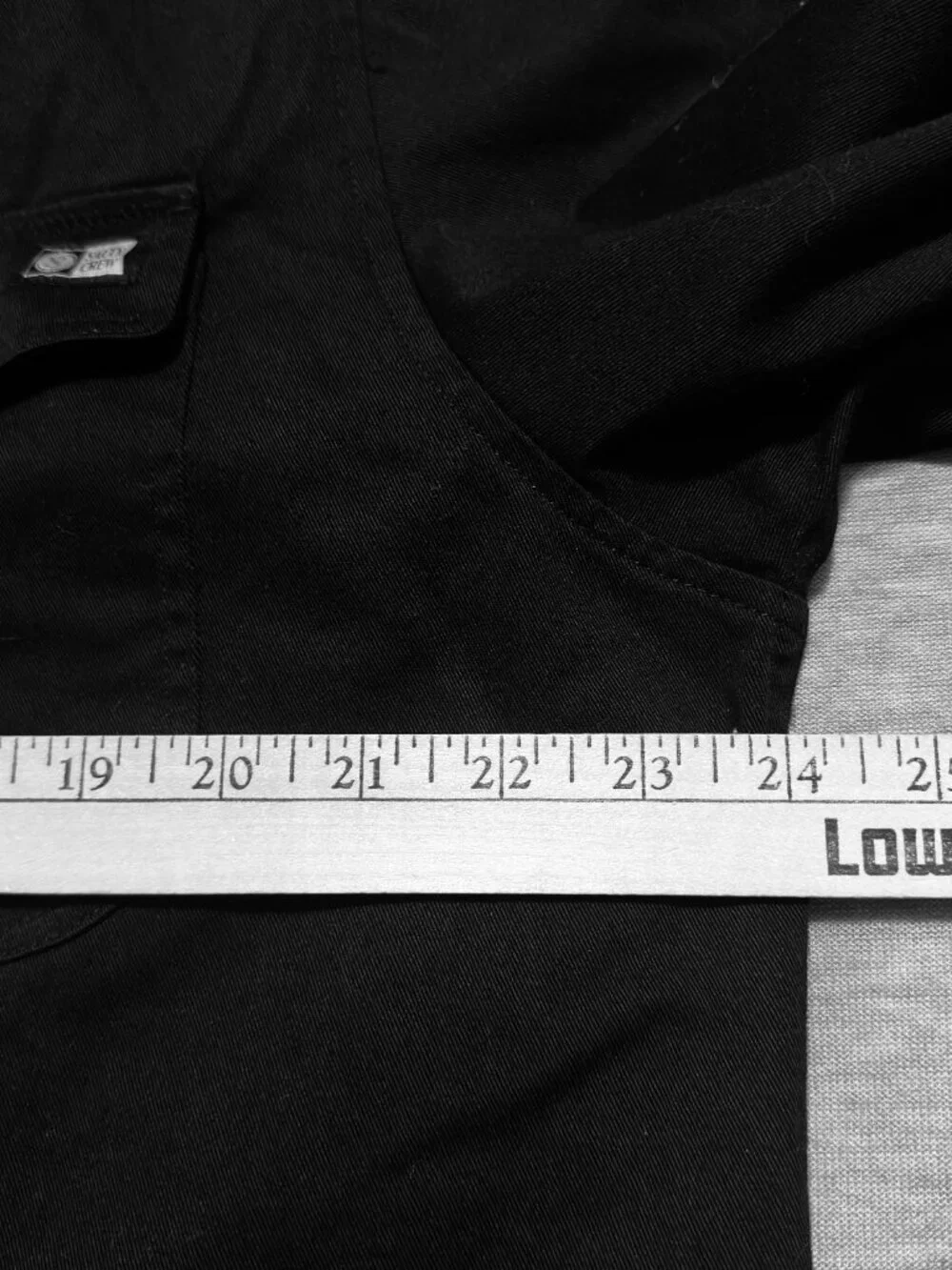Salty Crew Shirt Mens XL Black Long Sleeve Button Front Utility Work Cotton
